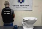 FUE DEMORADO CON UN SANITARIO Y GRIFERÍA SUSTRAÍDA DE UN DOMICILIO 