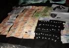 DEMORADOS CON COCAÍNA UN ARMA Y DINERO 