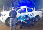 SECUESTRAN Y RESTITUYEN UNA MOTO ROBADA MINUTOS ANTES