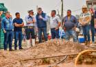 AVANZAN LOS TRABAJOS: EL AGUA QUE LE CAMBIARÁ LA VIDA A LOS PRODUCTORES DEL PARAJE 4 DE FEBRERO, EN MIRAFLORES