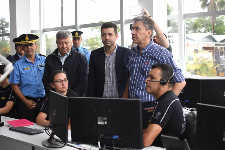 ZDERO EN EL CENTRO DE MONITOREO DE SÁENZ PEÑA: “MÁS CONTROL Y SEGURIDAD PARA LOS CIUDADANOS”