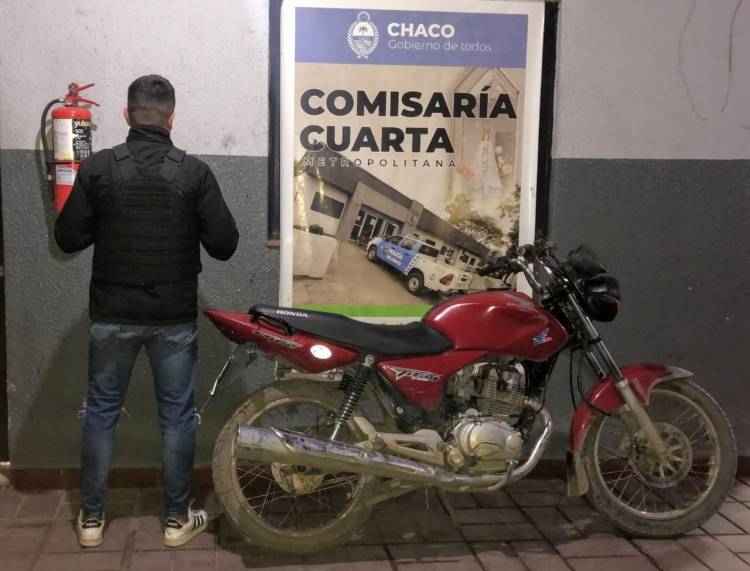 RECUPERAN UNA MOTO QUE HABIA SIDO SUSTRAIDA 
