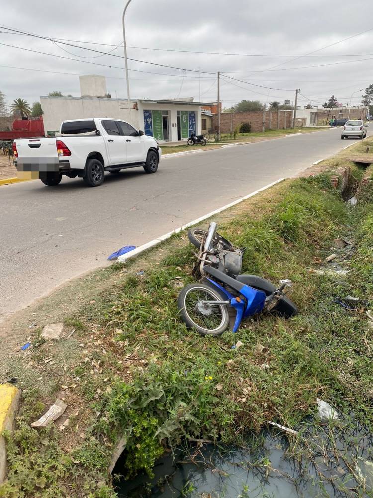 VILLA ÁNGELA: LESIONES GRAVES EN UN ACCIDENTE DE TRÁNSITO