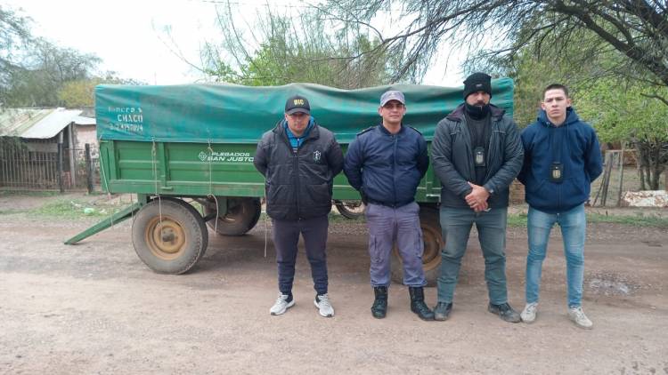 RECUPERARON UN TRÁILER VALUADO EN OCHO MILLONES DE PESOS