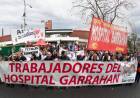 PARO Y ABRAZO SIMBÓLICO EN EL GARRAHAN