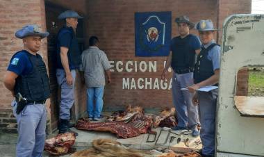 EFECTIVOS RURALES INTERVINIERON EN LA COMERCIALIZACIÓN DE CARNE DE DUDOSA PROCEDENCIA
