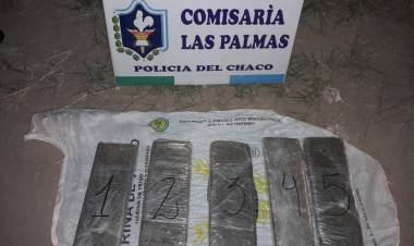 SECUESTRAN CINCO “PANES” DE MARIHUANA EN EL BARRIO MATADEROS