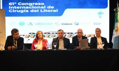 EXITOSA CONVOCATORIA EN EL 61° CONGRESO INTERNACIONAL DE CIRUGÍA DEL LITORAL QUE SE REALIZA EN RESISTENCIA 