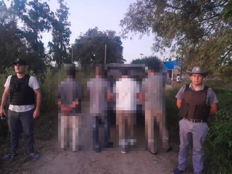 FAENARON UNA VACA DE MÁS DE 70 KILOGRAMOS Y TERMINARON DETENIDOS