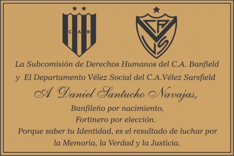  BANFIELD Y VÉLEZ HOMENAJEARON AL NIETO RECUPERADO NÚMERO 133
