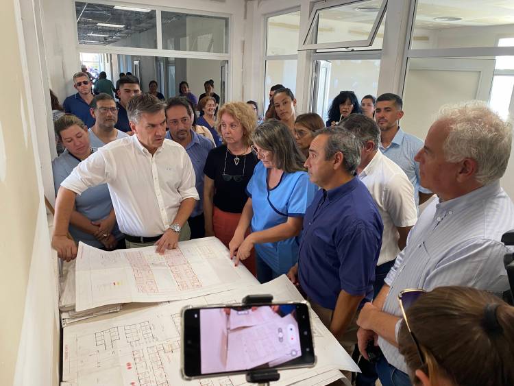 CHARATA: EL GOBERNADOR REINICIÓ LAS OBRAS EN EL HOSPITAL LOCAL “DR. ENRIQUE V. DE LLAMAS” 