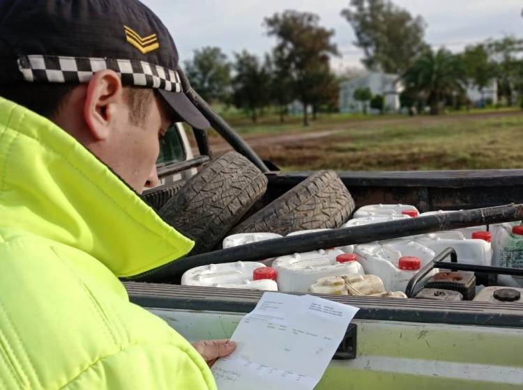 SANTA SYLVINA:  POLICÍA CAMINERA INTERVINO DOS CARGAS POR NO CONTAR CON LAS DOCUMENTACIONES EXIGIBLES 