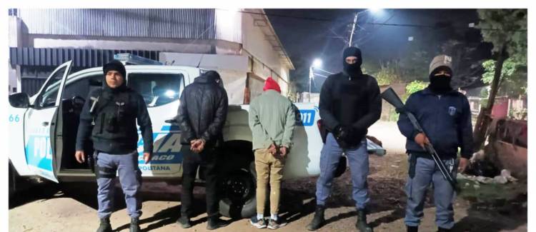 INTENTARON COMETER UN ILÍCITO Y SE ESCONDIERON EN UN BUNKER, LOS ATRAPARON 