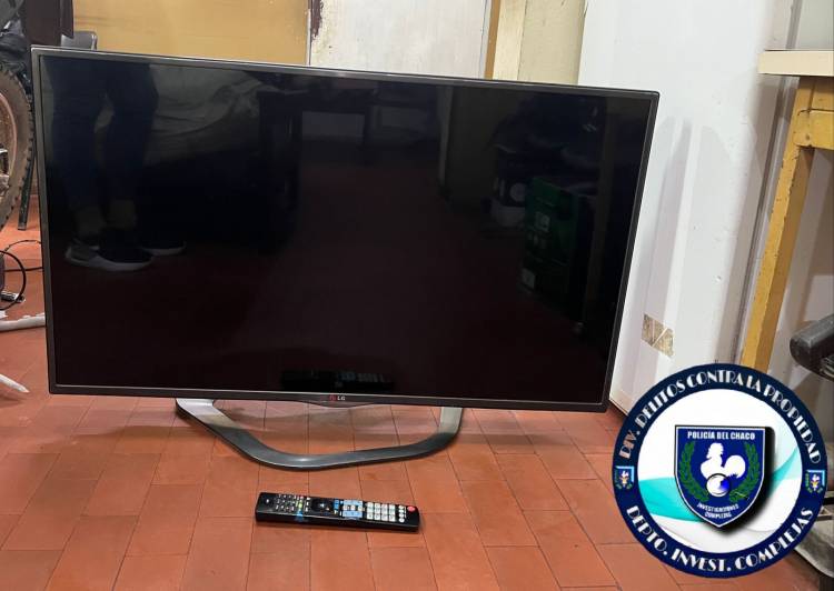 DOS TELEVISORES SECUESTRADOS Y UN DETENIDO EN VILLA ITATI