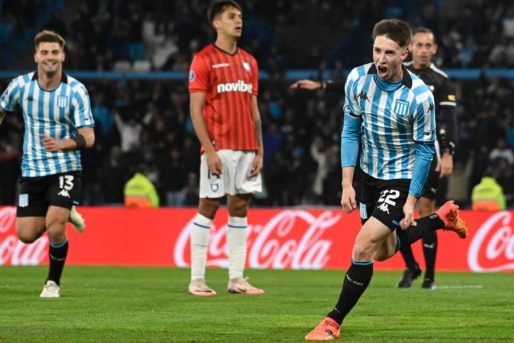 COPA SUDAMERICANA: RACING GANÓ, GOLEÓ, GUSTÓ Y SE CLASIFICÓ