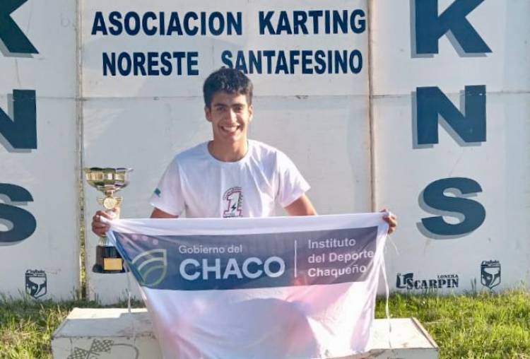 EL CHAQUEÑO GONZALO GALEANO SE CORONÓ CAMPEÓN DEL KARTING DE SANTA FE