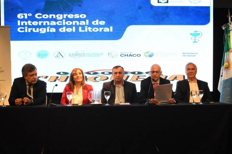 EXITOSA CONVOCATORIA EN EL 61° CONGRESO INTERNACIONAL DE CIRUGÍA DEL LITORAL QUE SE REALIZA EN RESISTENCIA 